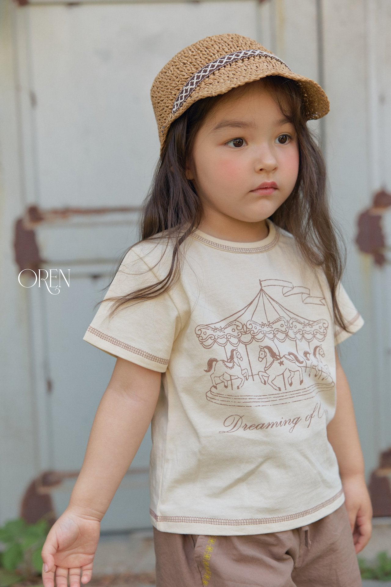 ［OREN］Merry go round tee
