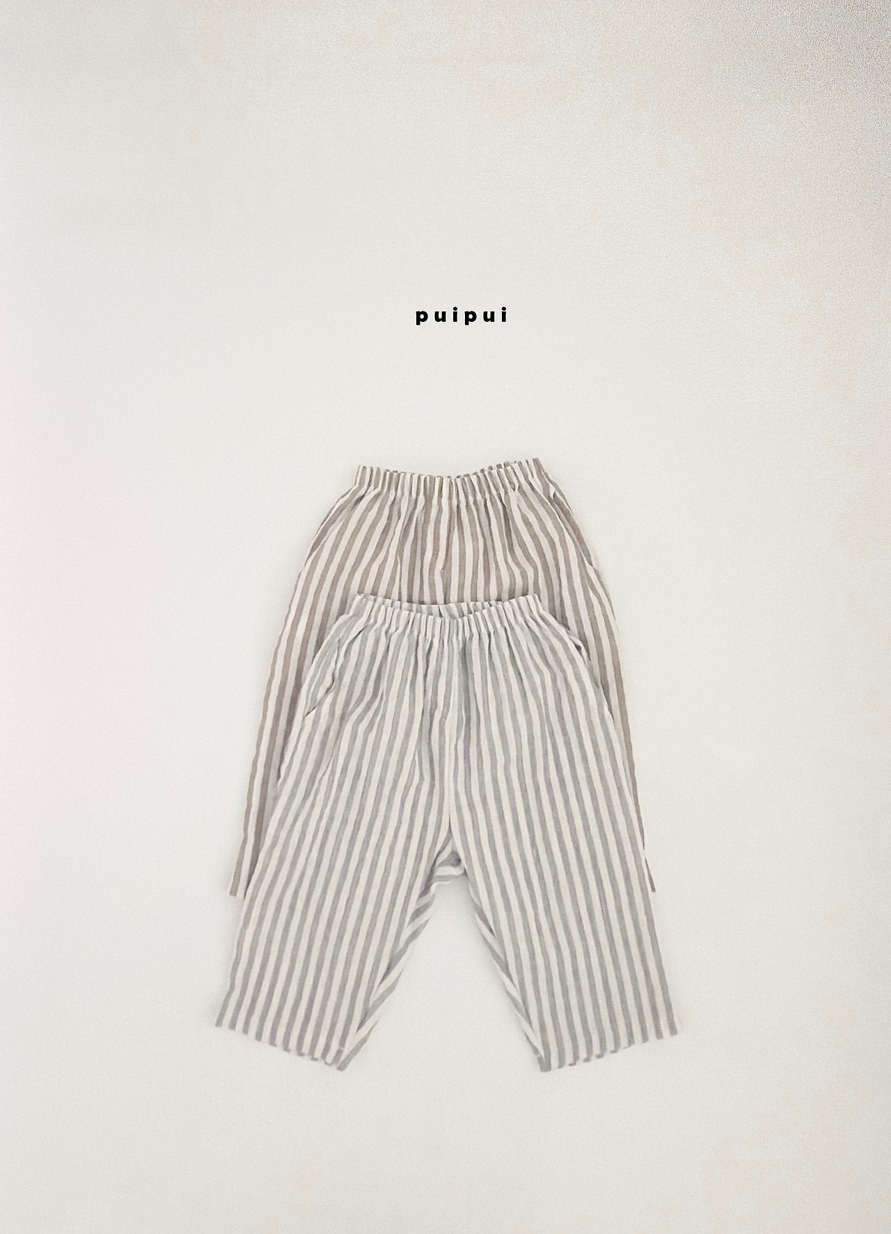［puipui］Line stripe pants