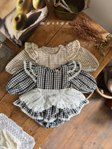 ［marron］Melody check suit