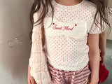 ［comma］Sweet dot tee