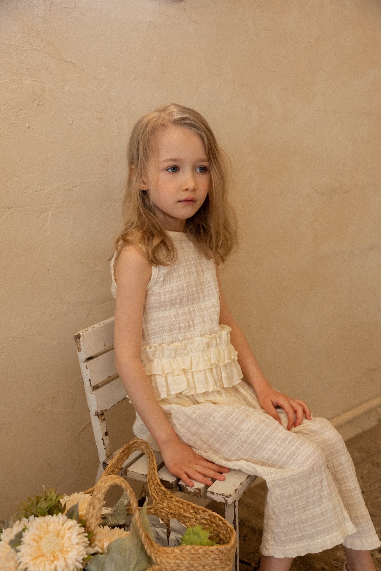 ［perrobebe］Adele frill setup (cream)