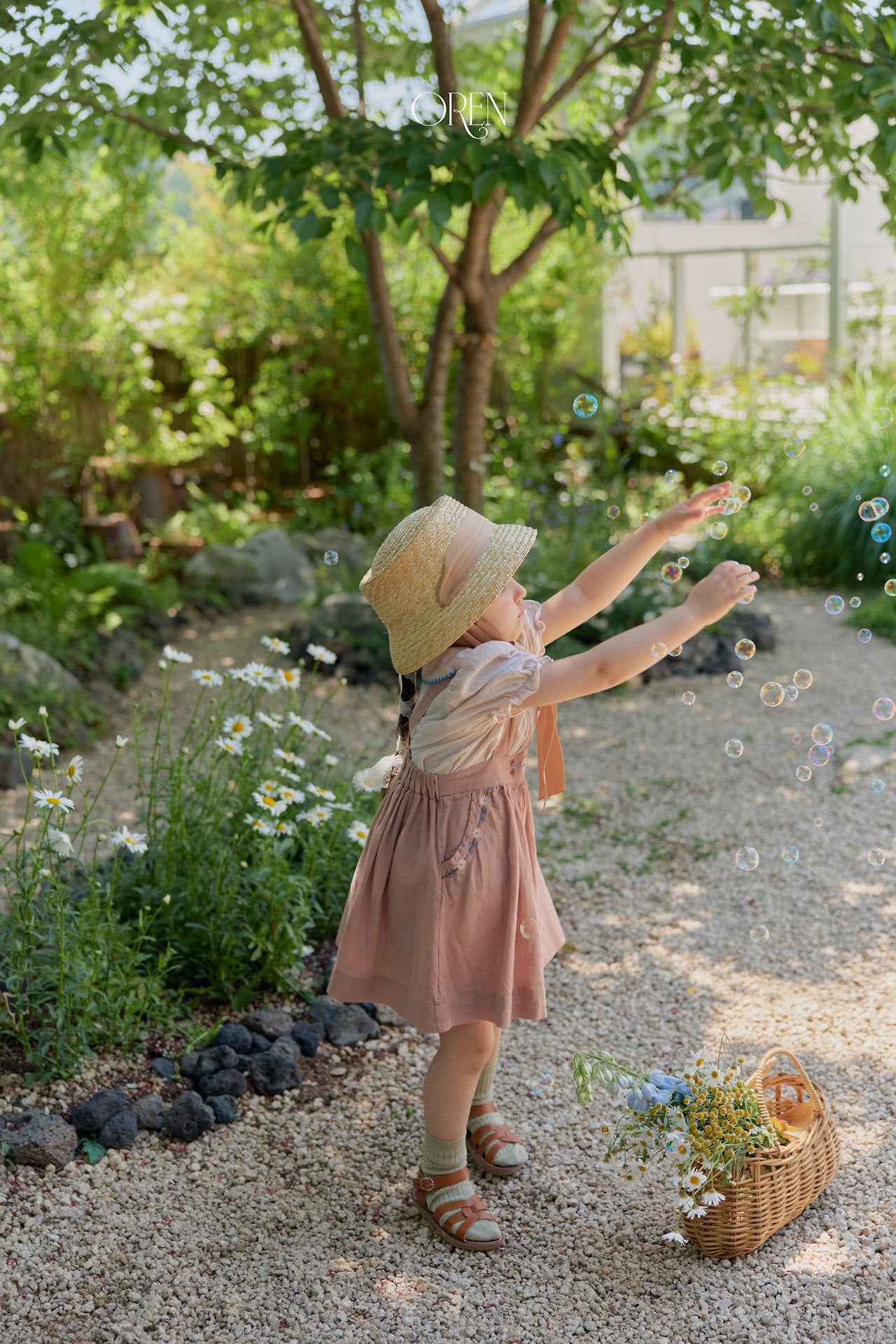 ［OREN］Brisa suspender skirt
