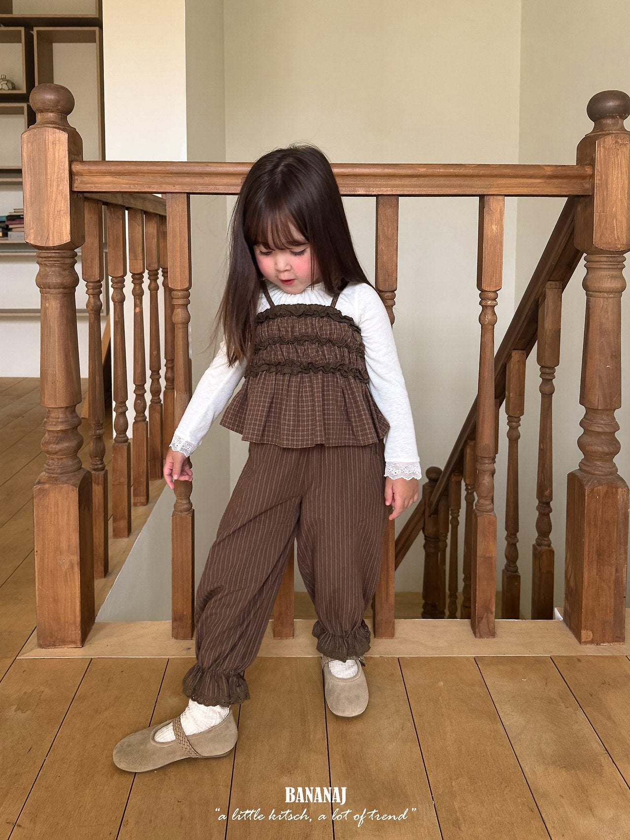 ［BANANAJ］Dorothy stripe pants