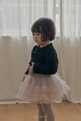 ［The beige］Tulle Leggings