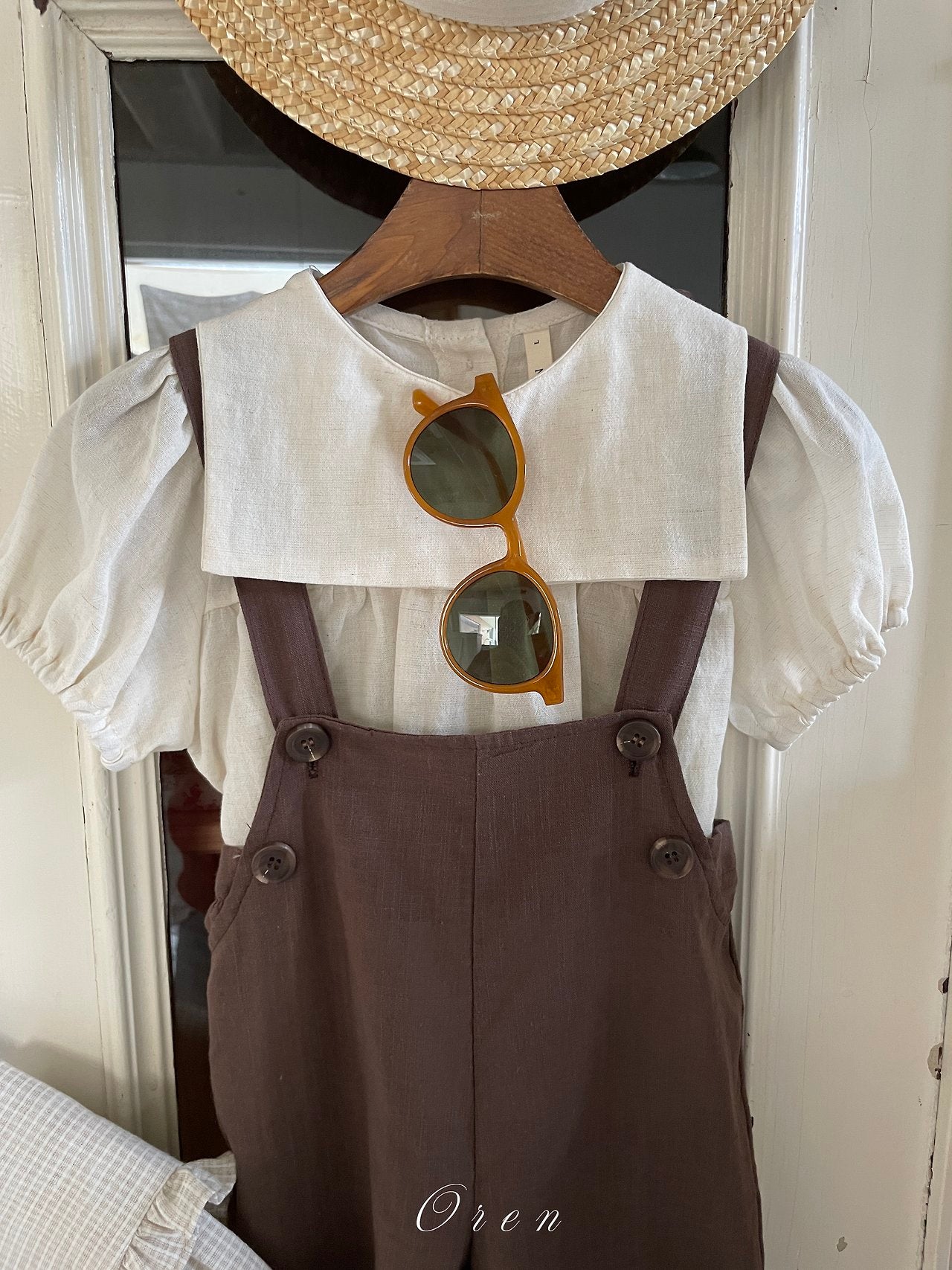 ［OREN］Blair suspender pants