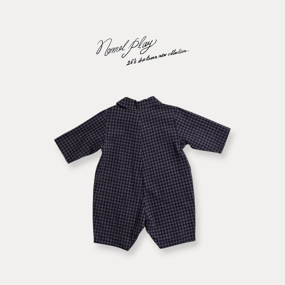 ［normalplay］Tarte Check Collar Suit