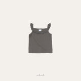 ［melmel］Lace rib tank
