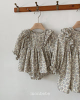 [monbebe] Claire flower rompers