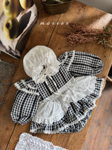 ［marron］Melody check suit