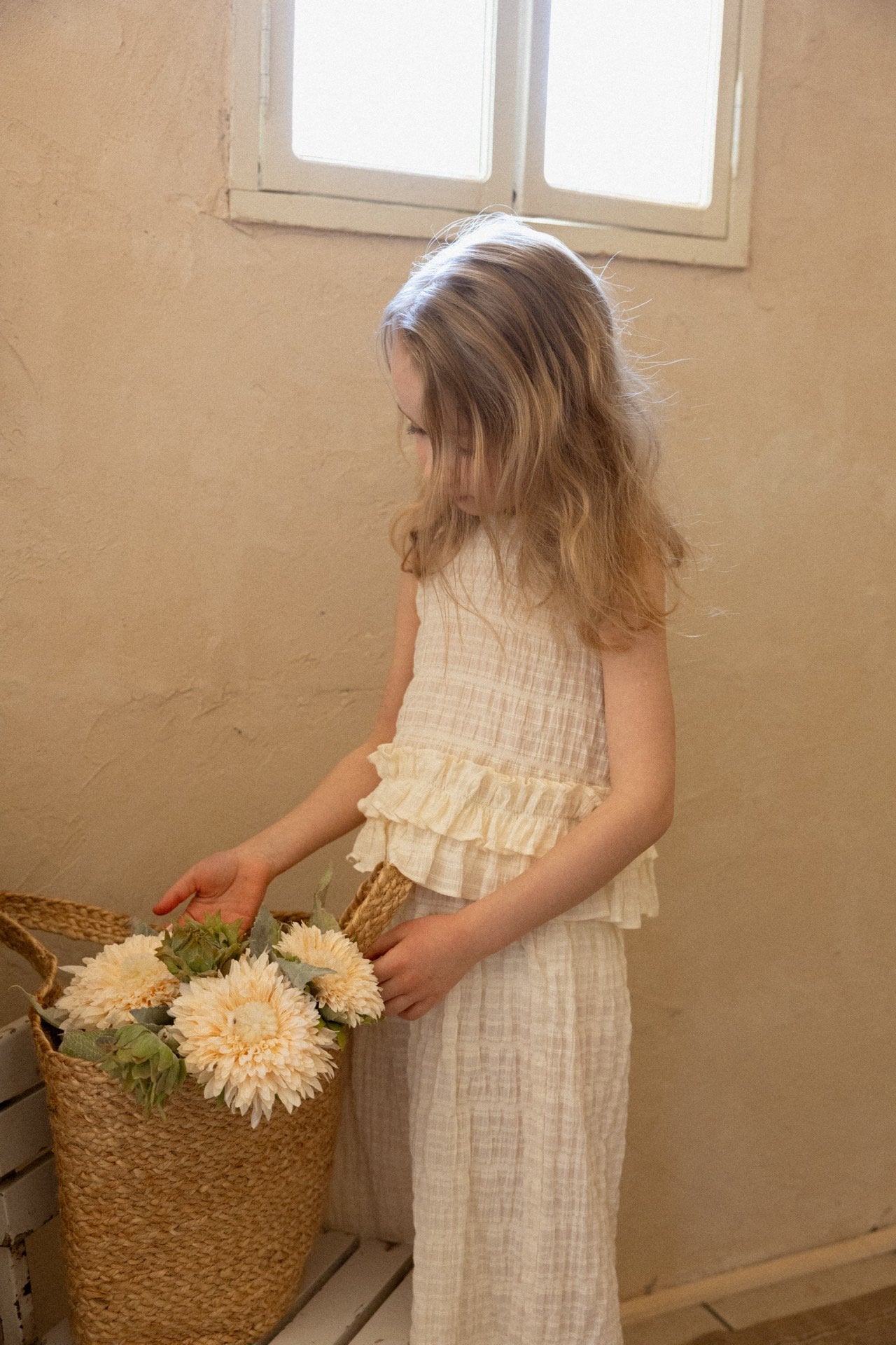 ［perrobebe］Adele frill setup (cream)