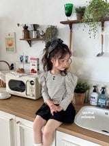 ［second moment］Puff stripe tops