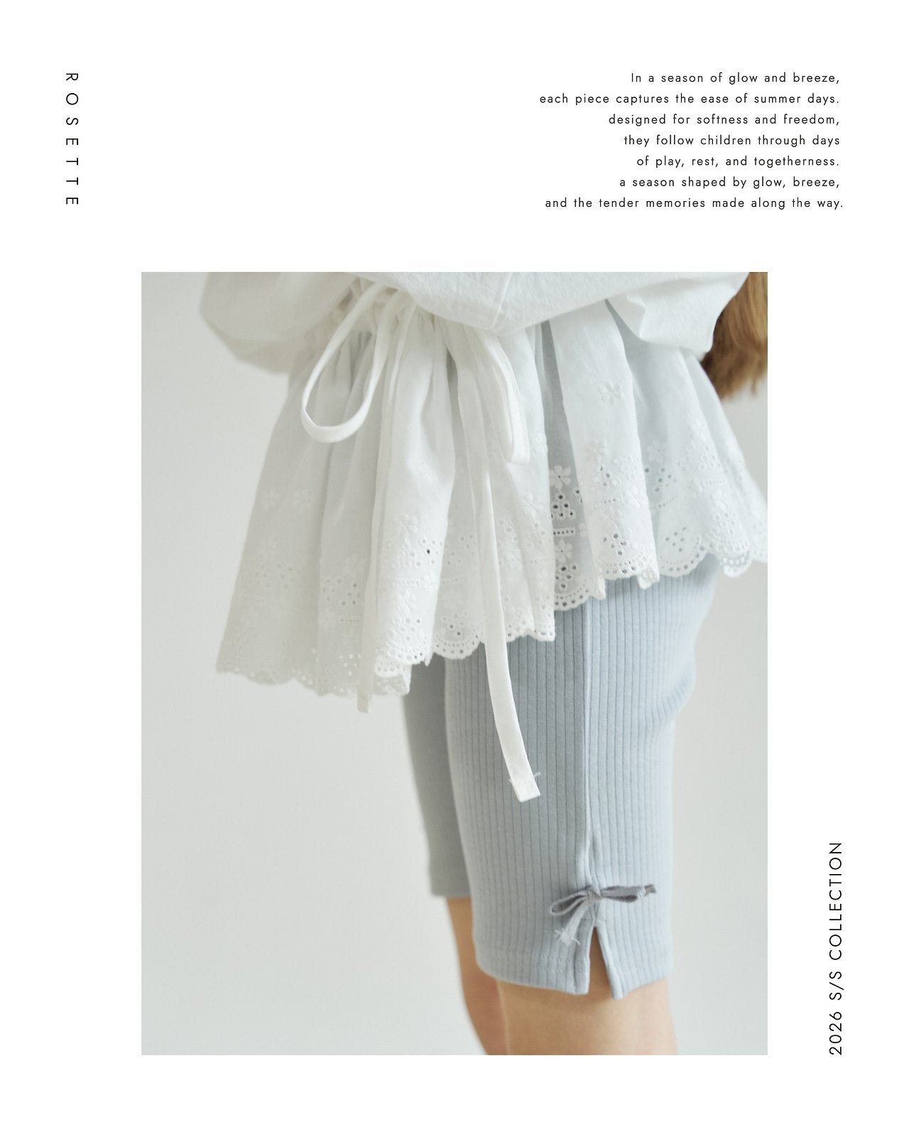 ［ROSETTE］Haribo ribbon short pants