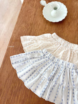 ［ohho］Ette shirring skirt