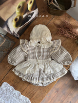 ［marron］Melody check suit