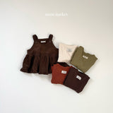 [mimi market] Corduroy bustier blouse