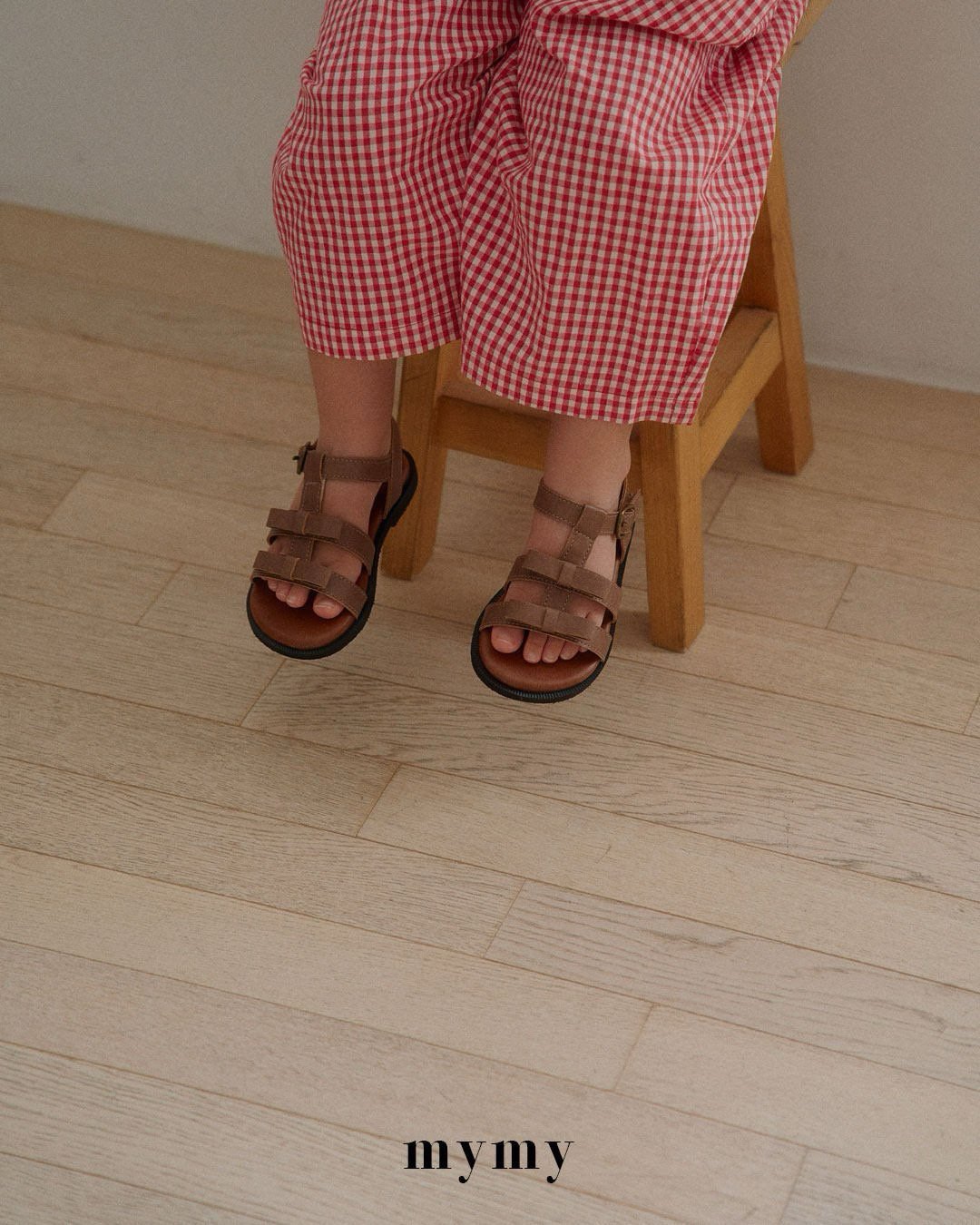 ［mymy］Red bean shaved ice shoes (brown)