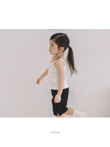 ［melmel］Lace rib tank