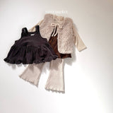 [mimi market] Corduroy bustier blouse