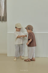 ［The beige］Plain short sleeve tee