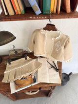 ［marron］Castle lace cardigan