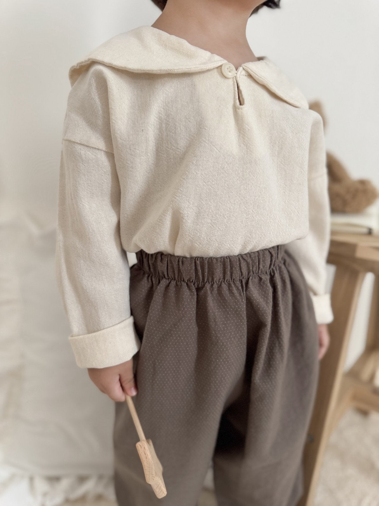 ［mimi market］Mono sailor blouse