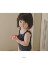 ［melmel］Lace rib tank