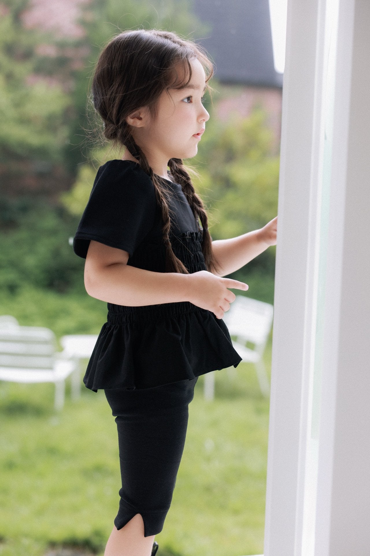 ［azalea］Shirring smock tee (kids)