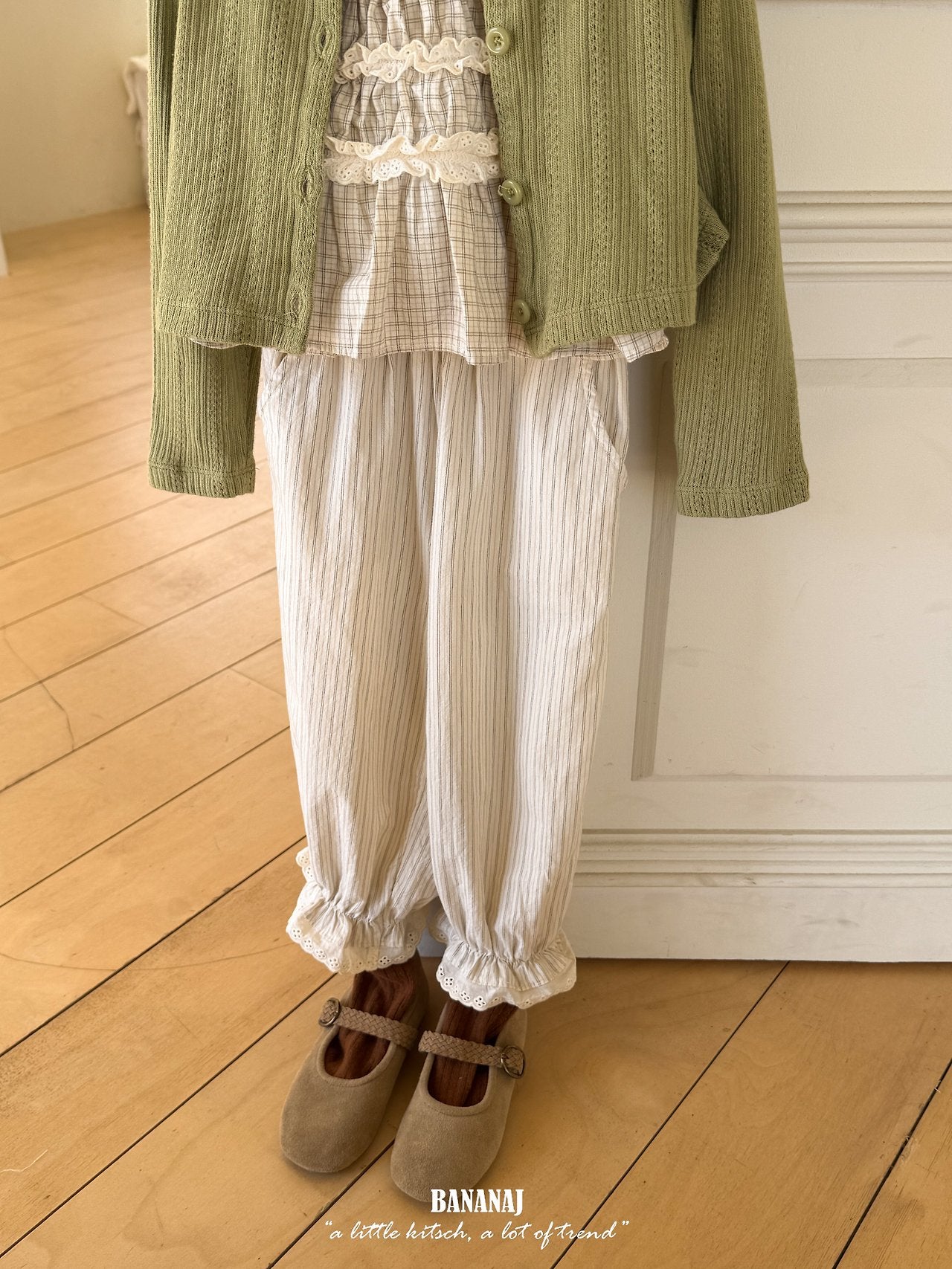［BANANAJ］Dorothy stripe pants