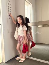 ［comma］58 stripe short pants