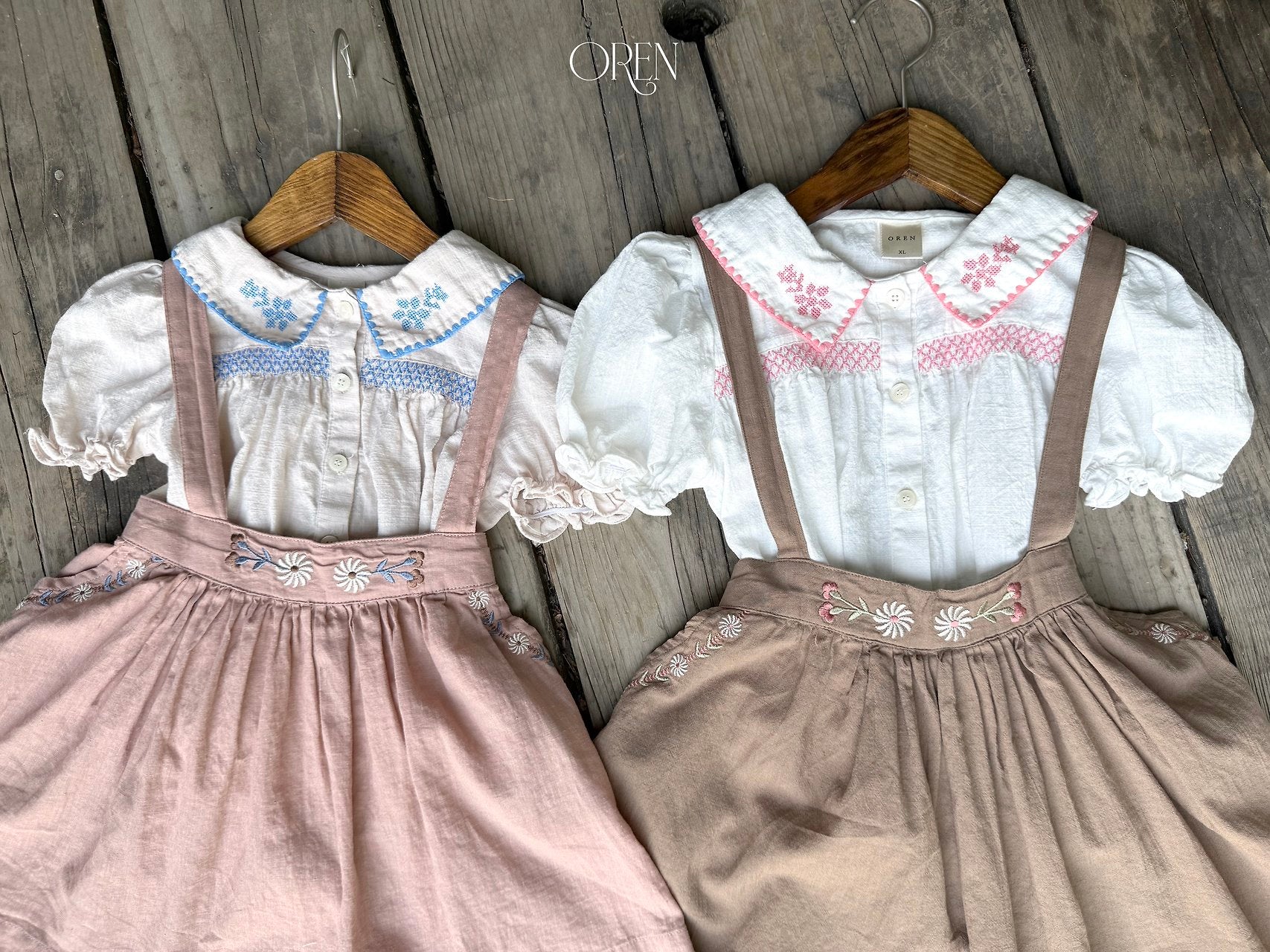 ［OREN］Brisa suspender skirt