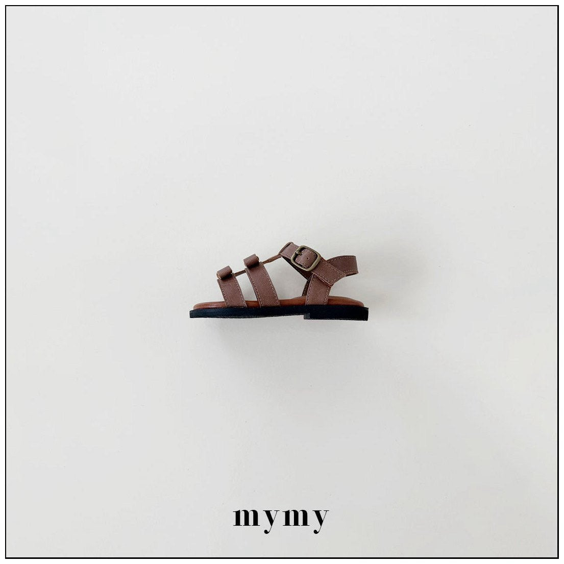 ［mymy］Red bean shaved ice shoes (brown)