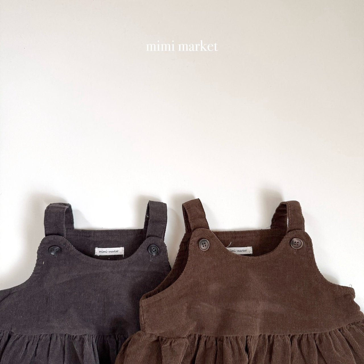 [mimi market] Corduroy bustier blouse