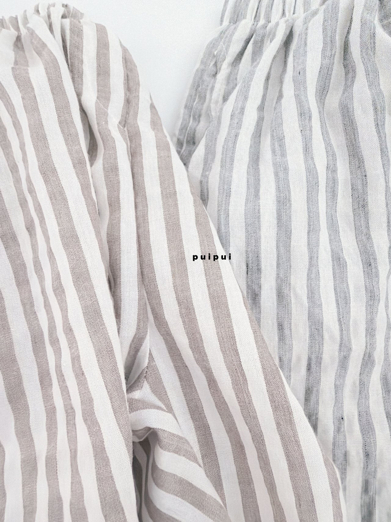 ［puipui］Line stripe pants