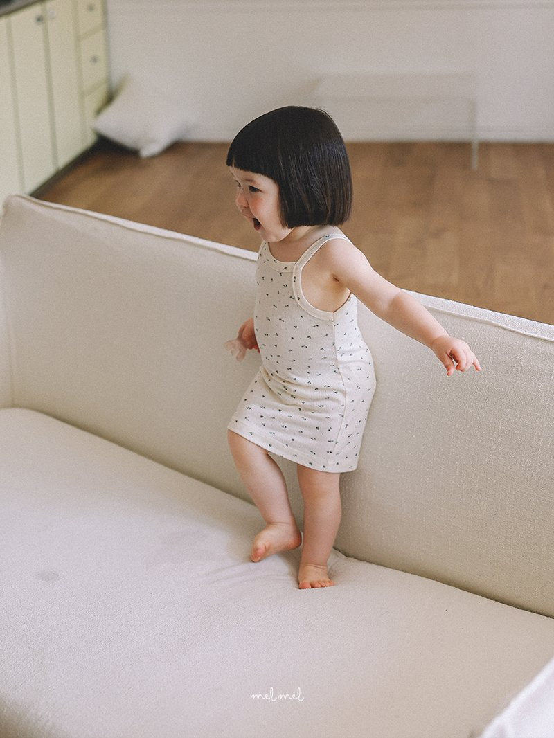 ［melmel］Mini flower one-piece