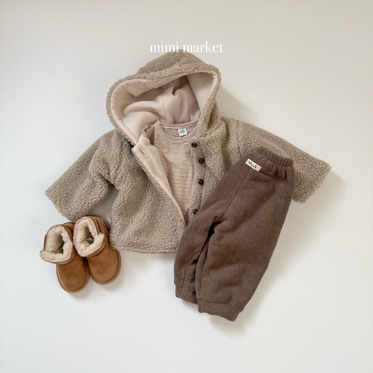 [mimi market] Egg tuck jogger pants