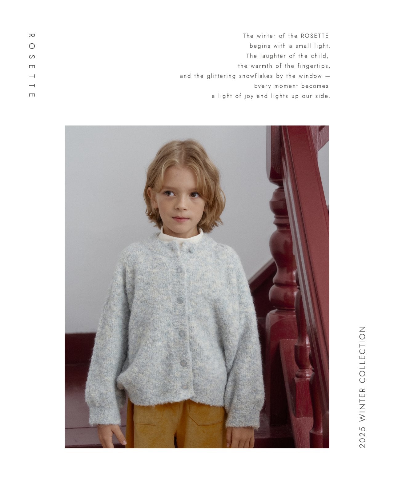 ［ROSETTE］Cloud knit cardigan