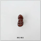 ［mymy］Red bean shaved ice shoes (brown)