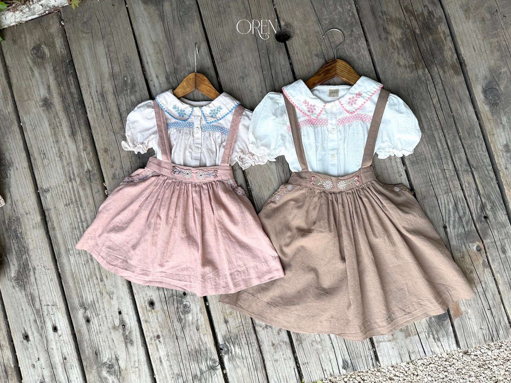 ［OREN］Brisa suspender skirt