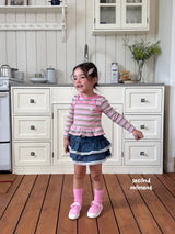 ［second moment］Mango stripe tops