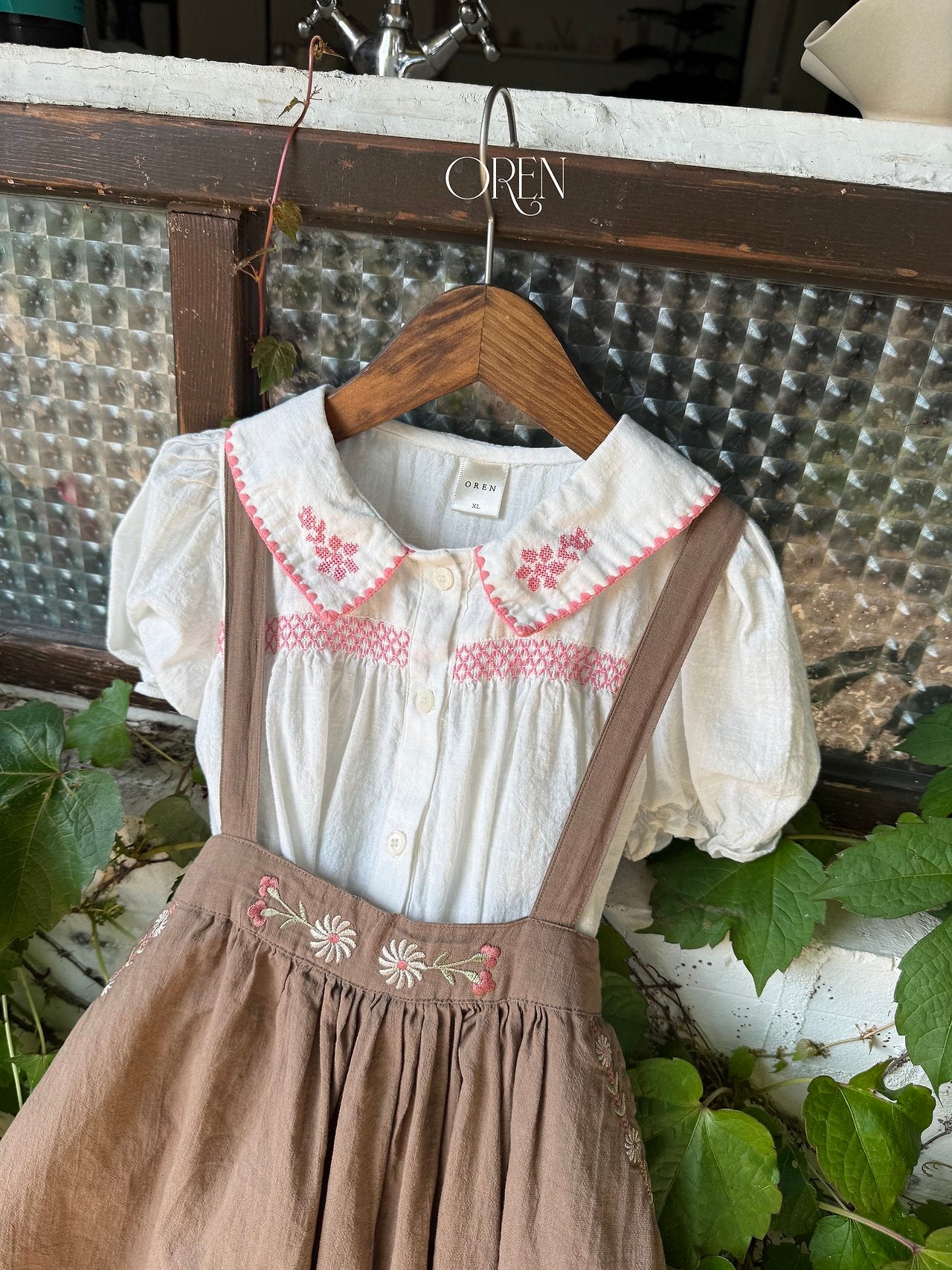 ［OREN］Brisa suspender skirt