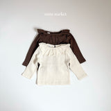 [mimi market] Lovi eyelet collar tops
