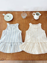 ［ohho］Ette shirring skirt