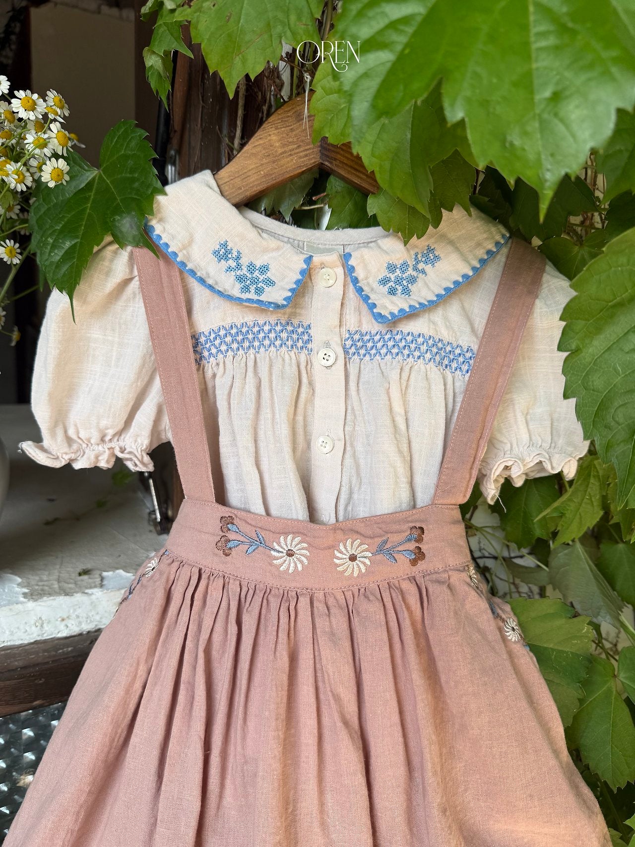 ［OREN］Brisa suspender skirt
