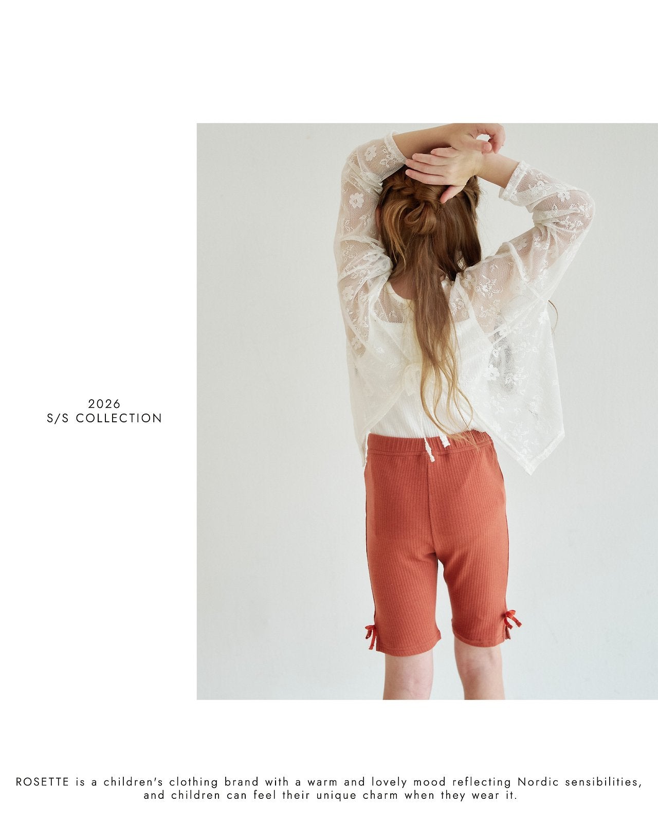 ［ROSETTE］Haribo ribbon short pants