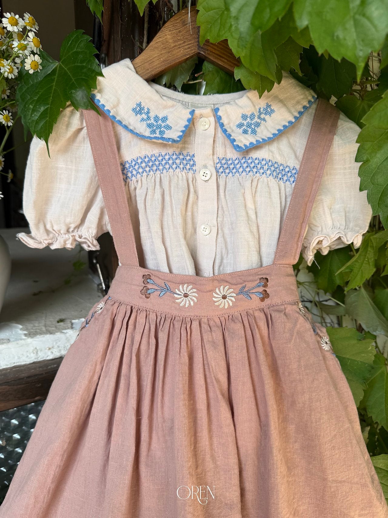 ［OREN］Brisa suspender skirt