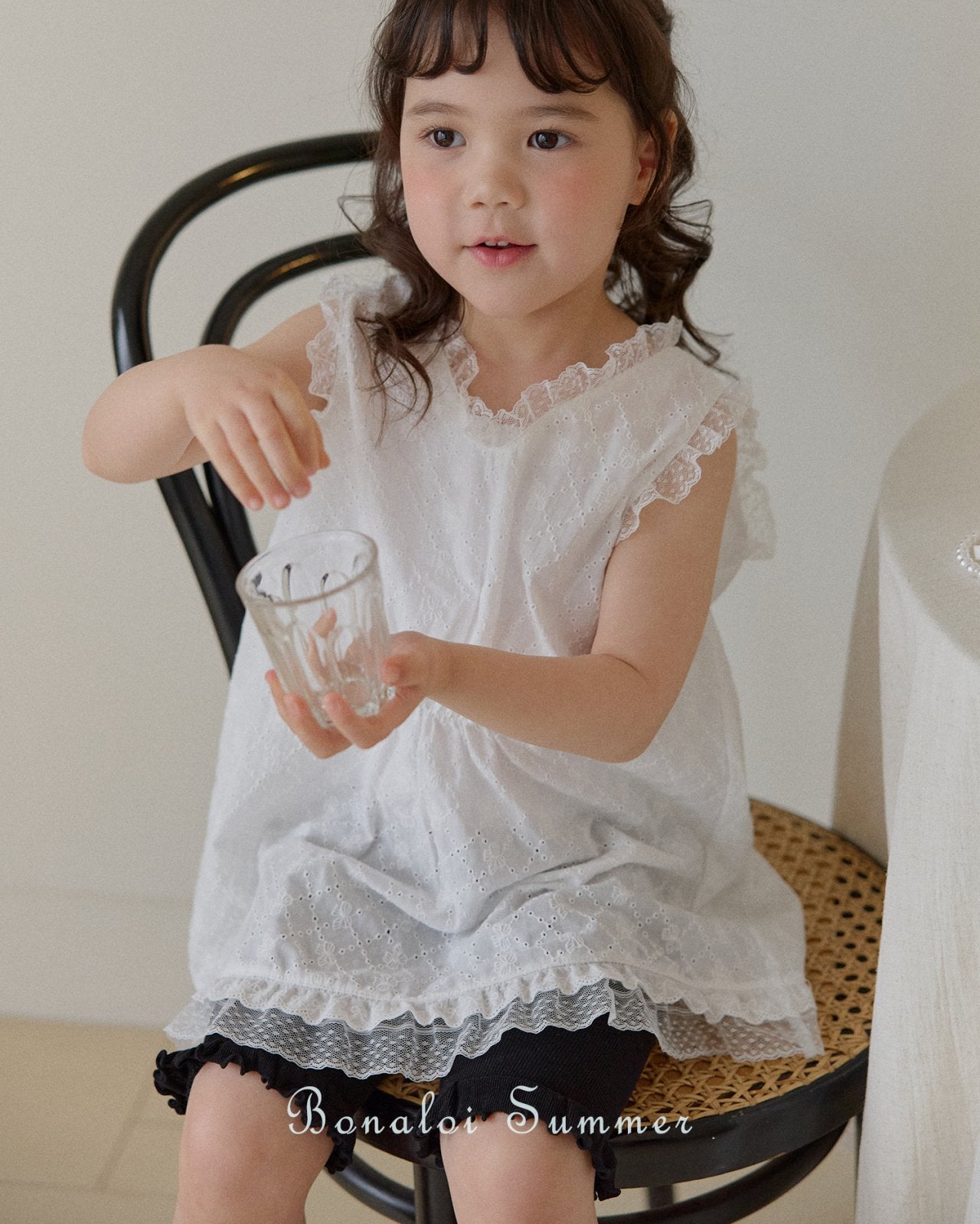 ［Bonaloi］Eyelet pure one-piece