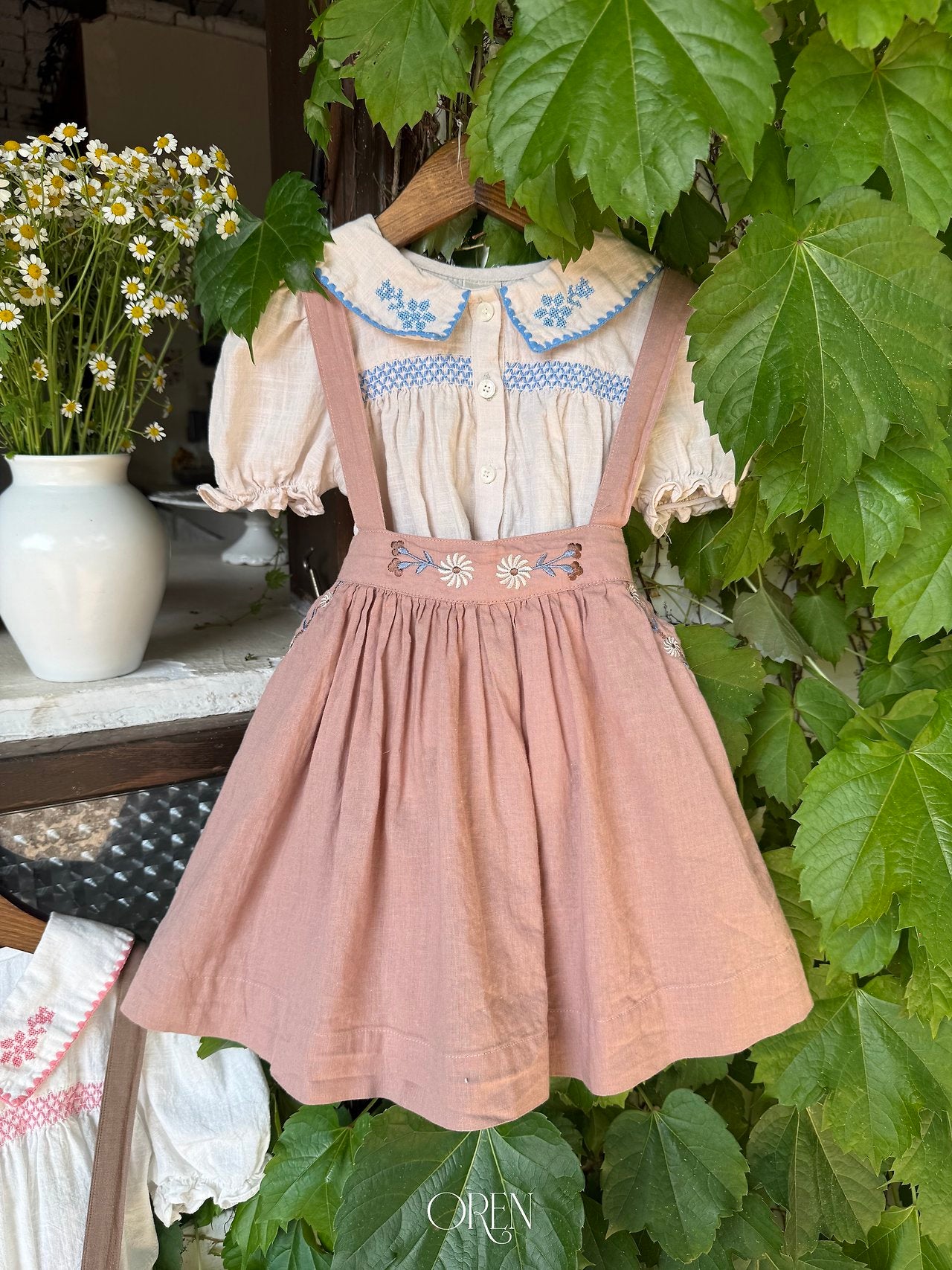 ［OREN］Brisa suspender skirt