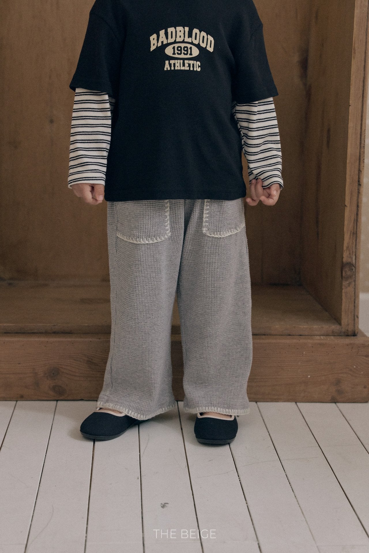 ［The beige］Mellow Waffle Pants