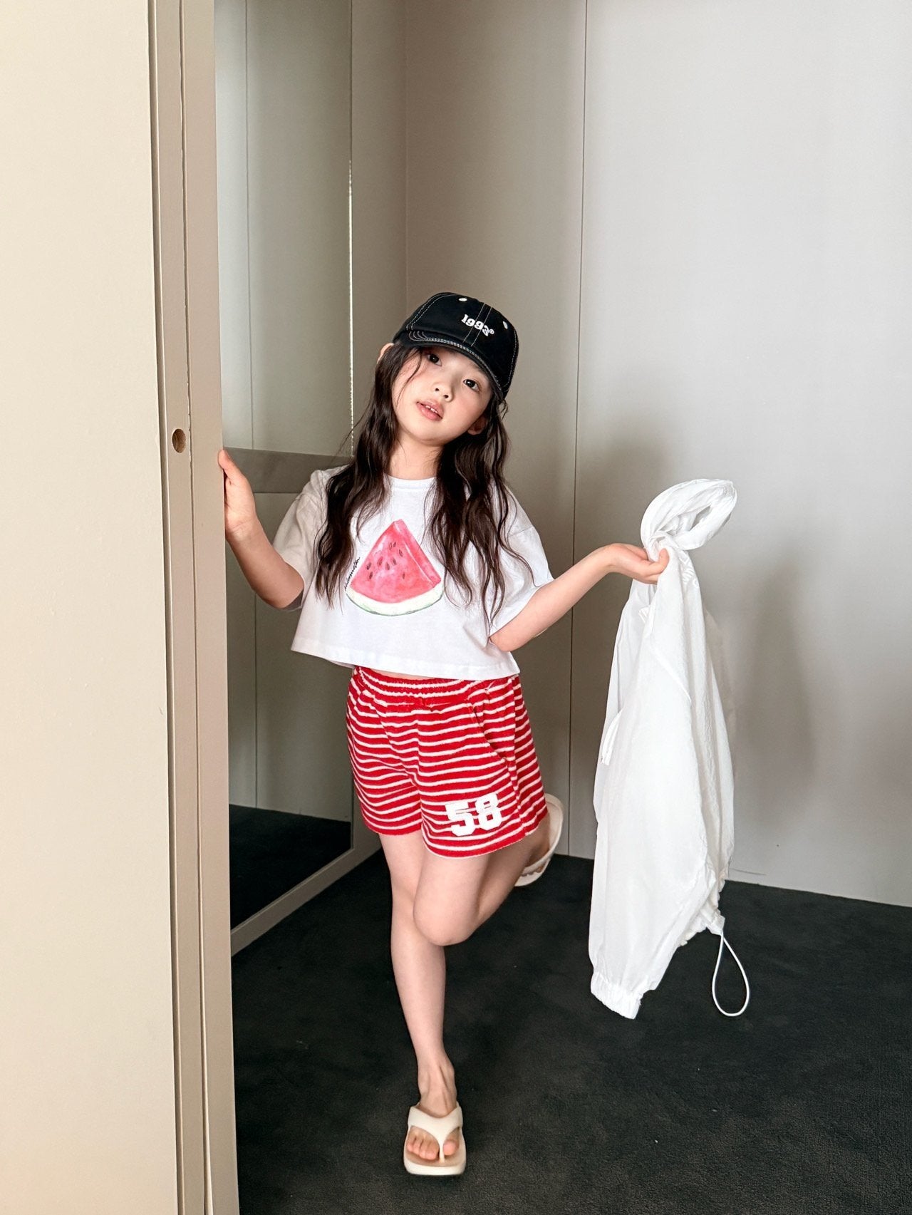 ［comma］58 terry short pants