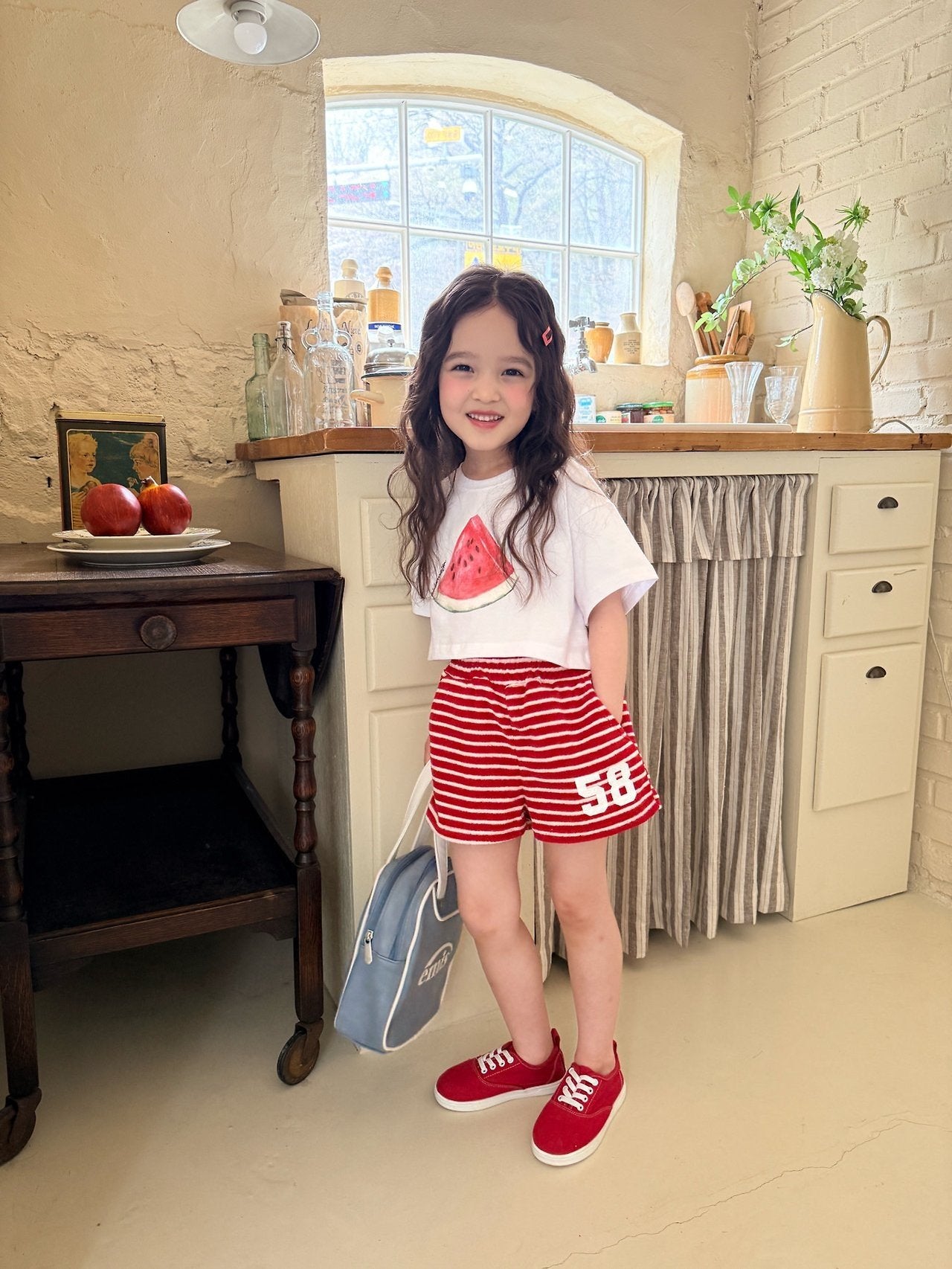 ［comma］58 terry short pants